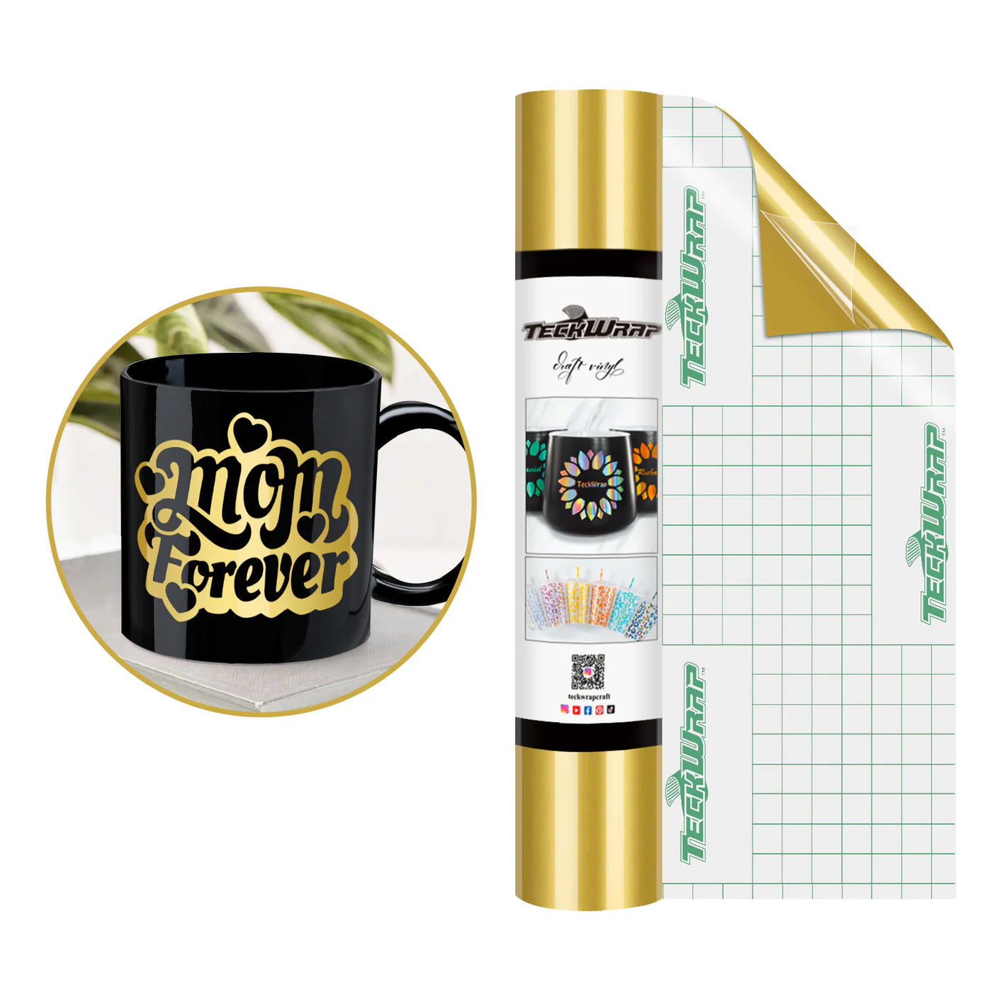 Teckwrap Glossy Gold