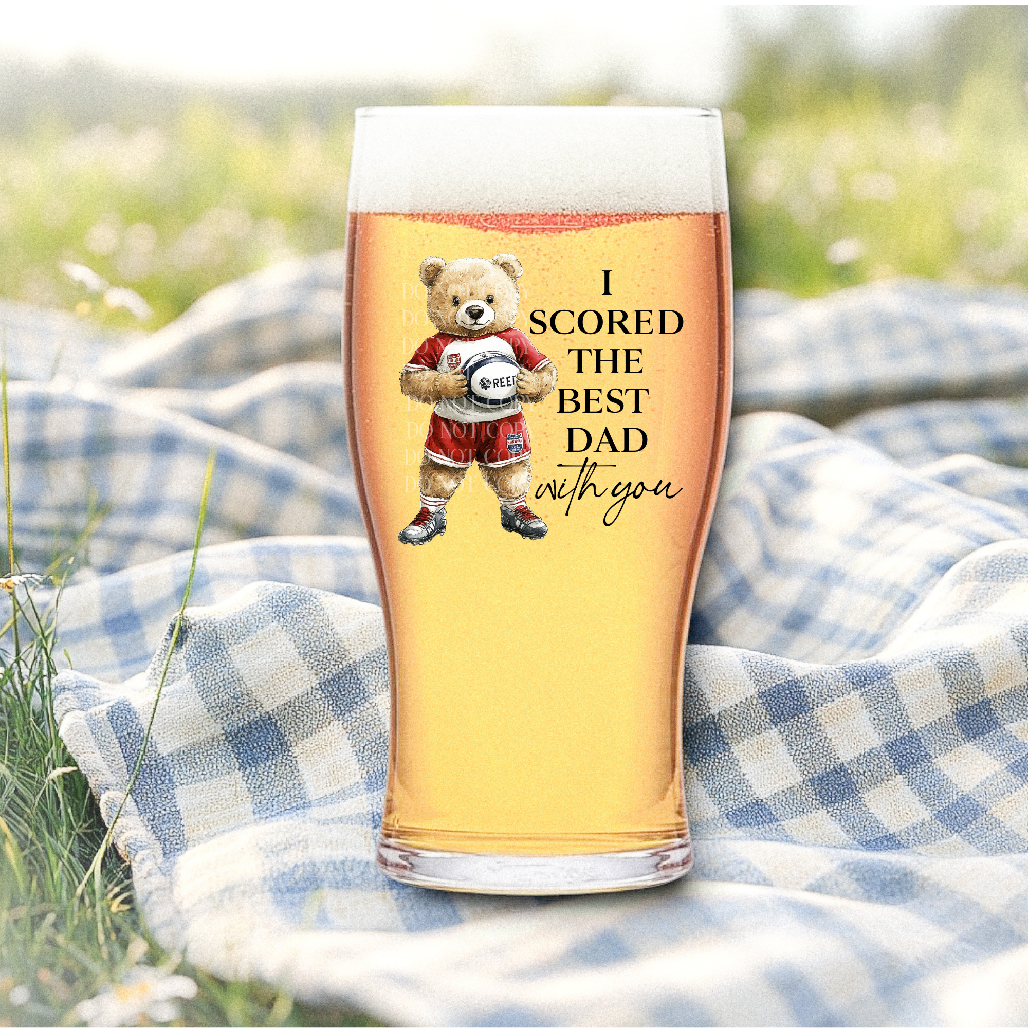 UVDTF - Scored the best dad Rugby Pint