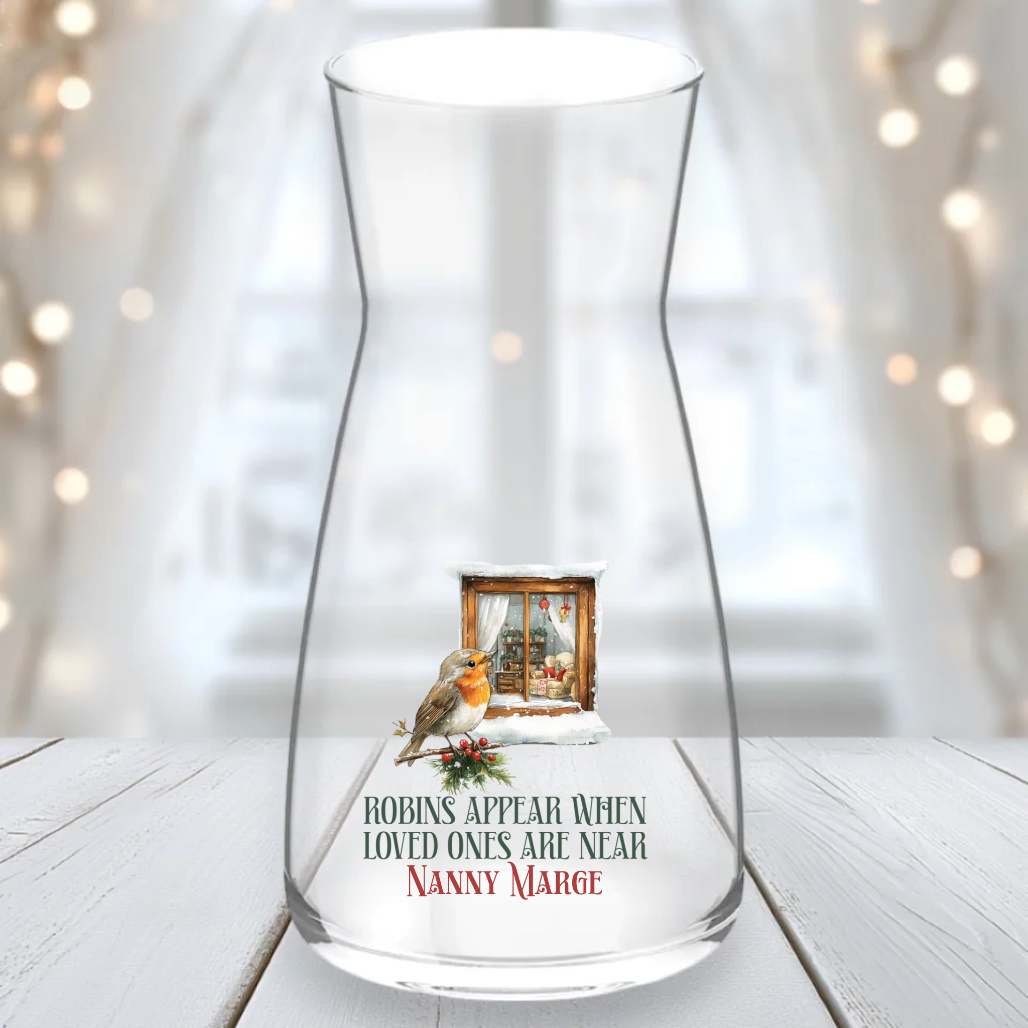 UVDTF  - Robin Vase Decal