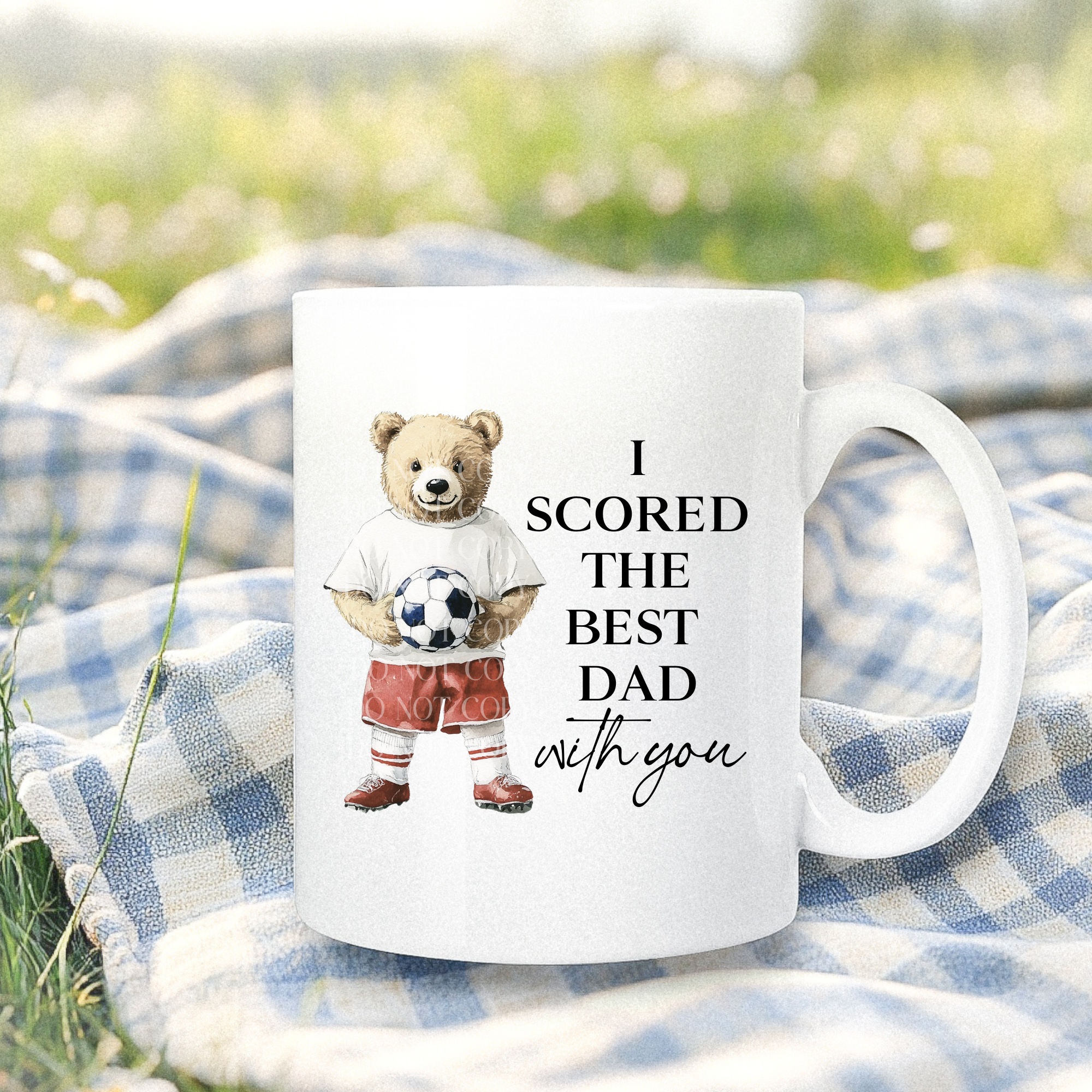 UVDTF - Scored the best dad Football Mug