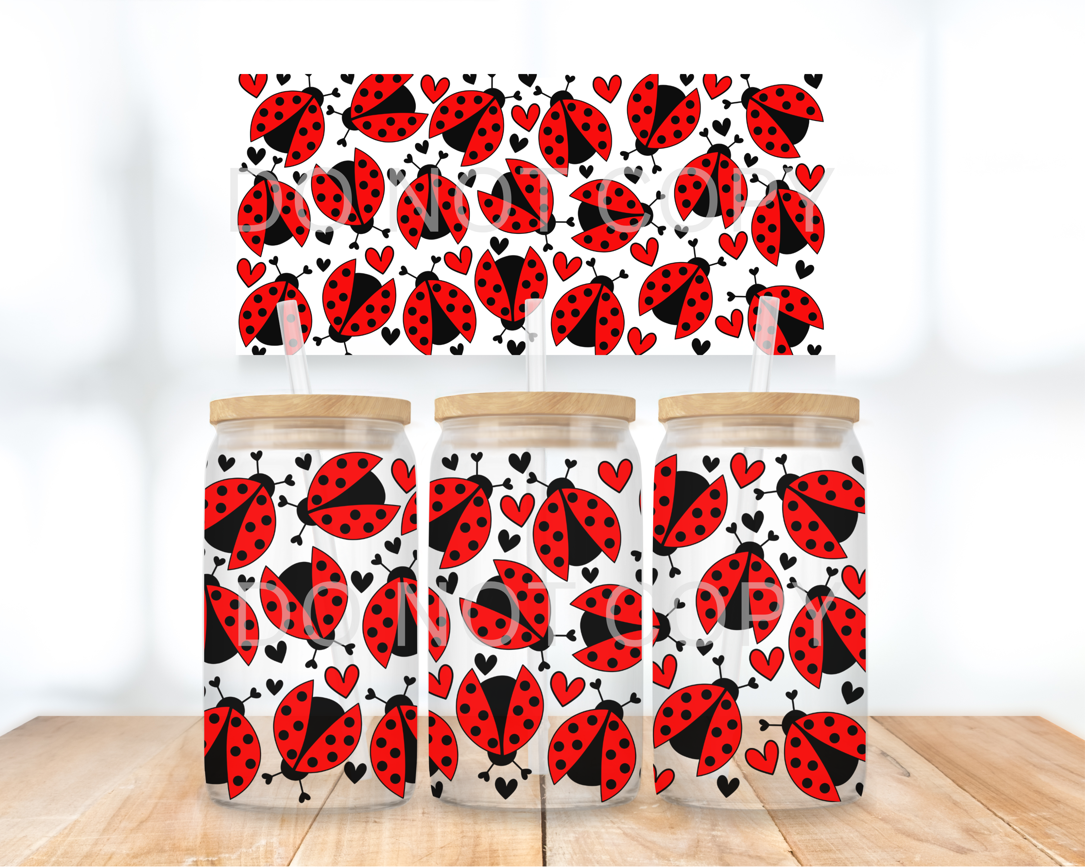 UVDTF - Red Ladybird