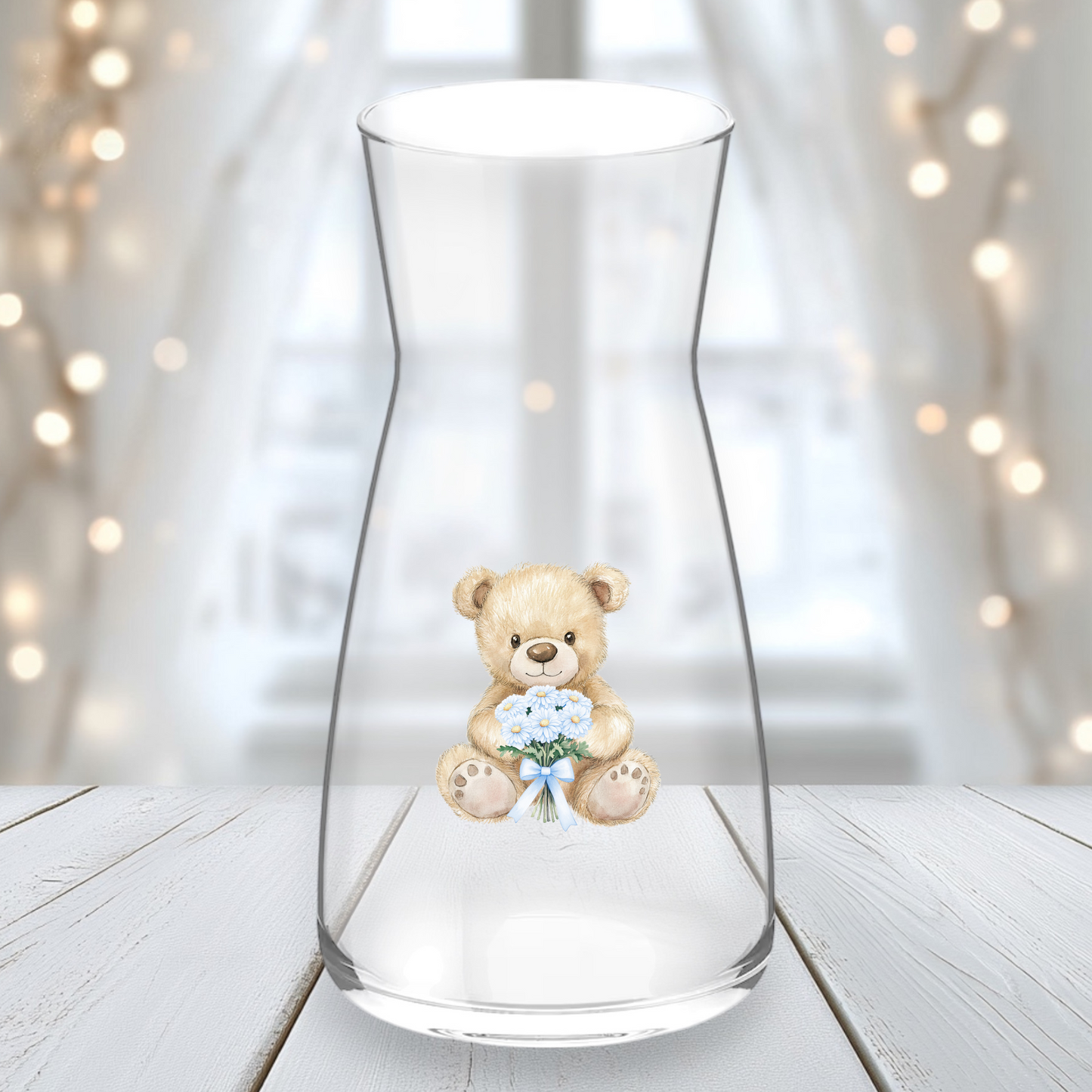 UVDTF - Flower Bear Blue
