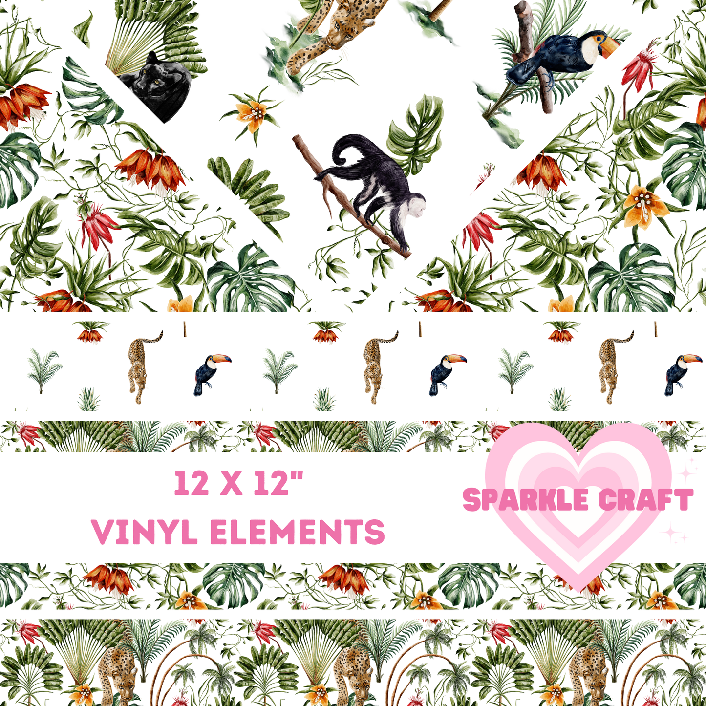 Printed Mixed Section Vinyl Sheet - 002