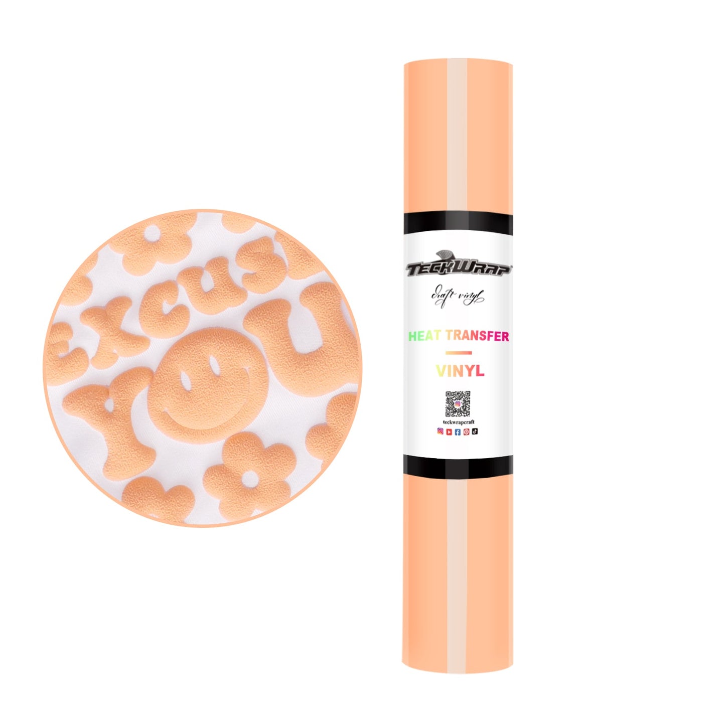 Teckwrap HTV Puff - Light Salmon