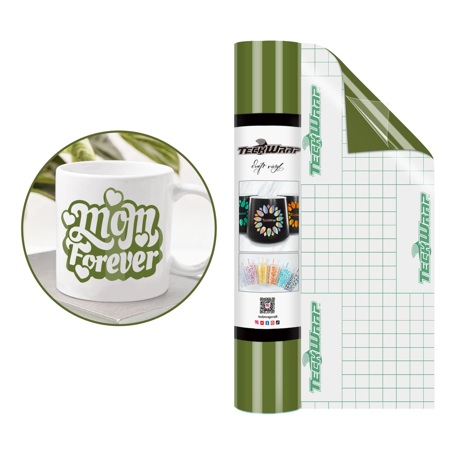 Teckwrap Glossy Olive