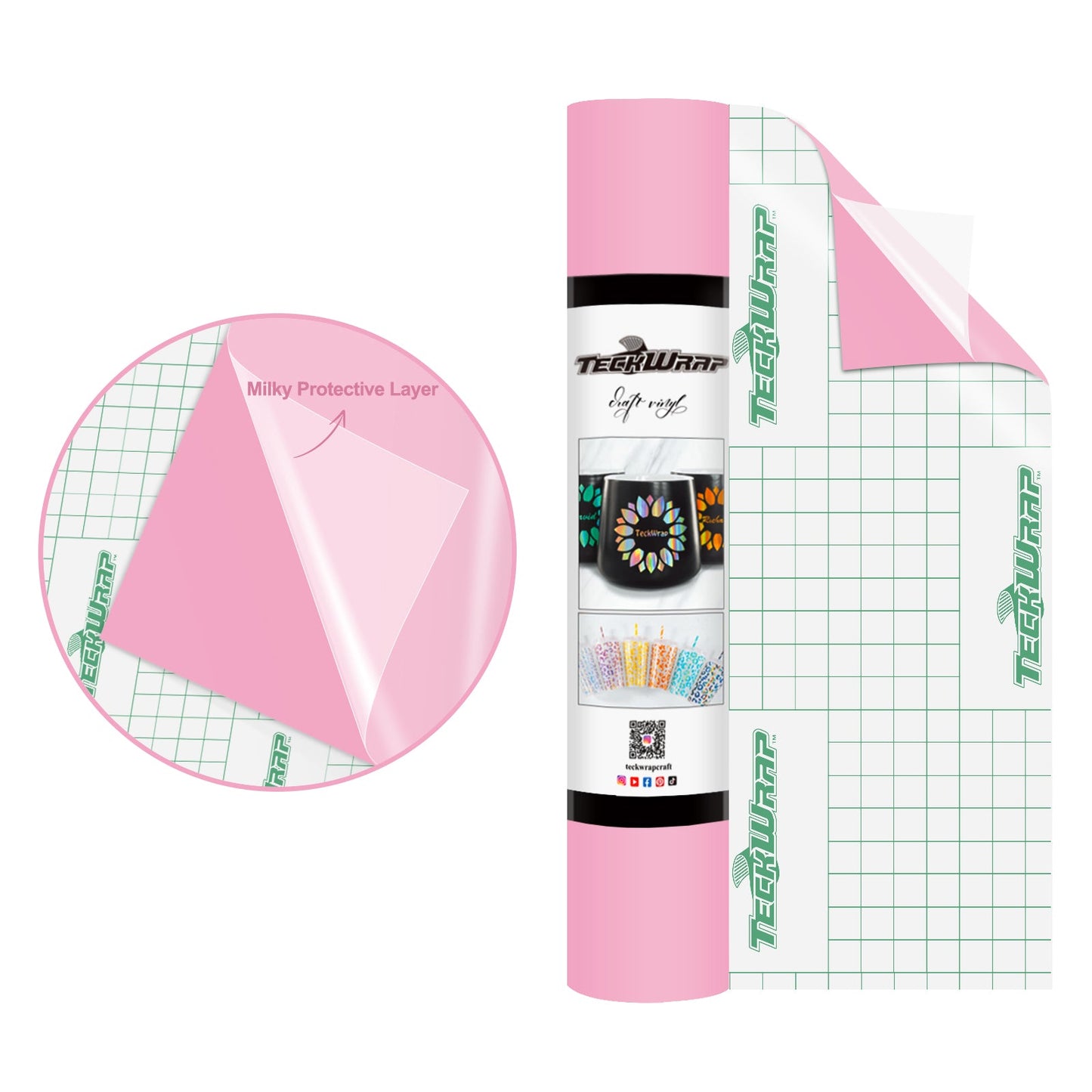 Teckwrap Matte Sweet Pink