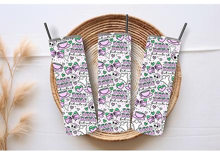 Dead Inside - Sublimation Tumbler Wrap