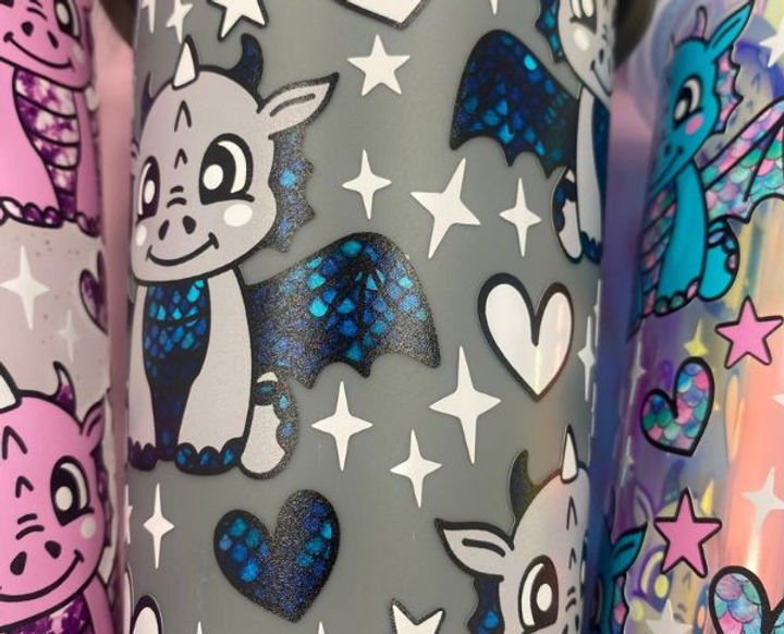 Dragon 24oz Coldcup Wrap