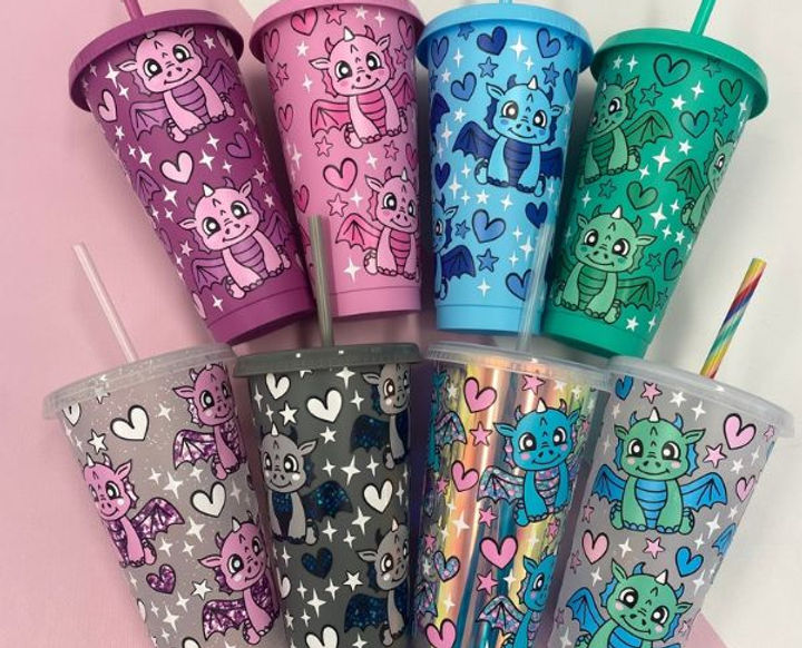 Dragon 24oz Coldcup Wrap
