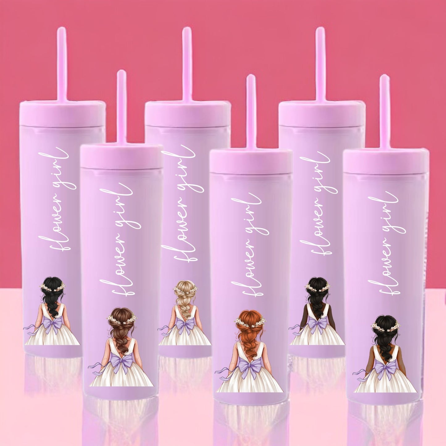 Lilac Bow - Flower Girl Decal