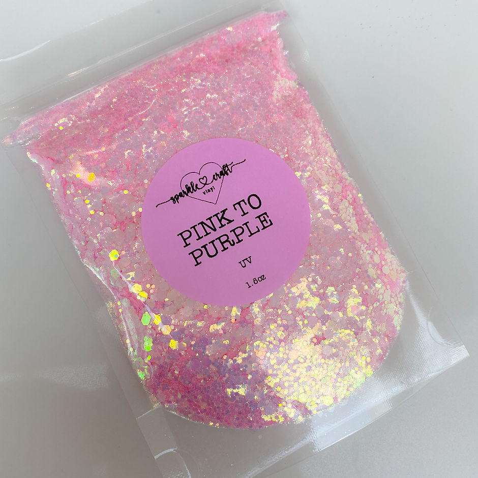 Pink to Purple - UV Chunky Glitter Mix