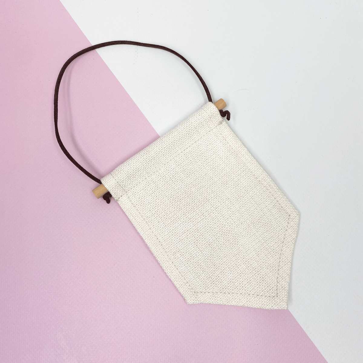 Small Linen Pennant