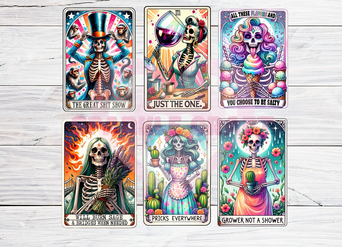 Bright Tarot Cards Decals 1