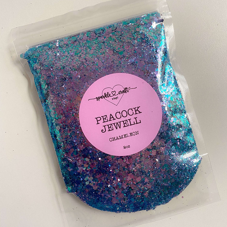 Peacock Jewell - Chunky Glitter Mix