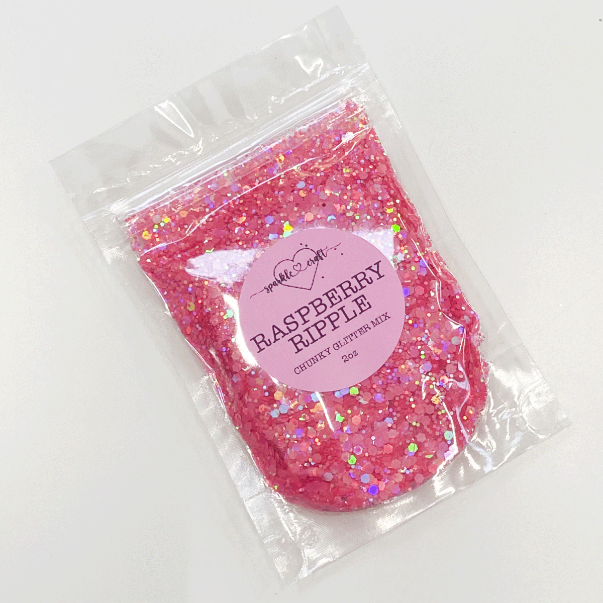 Raspberry Ripple - Chunky Glitter Mix