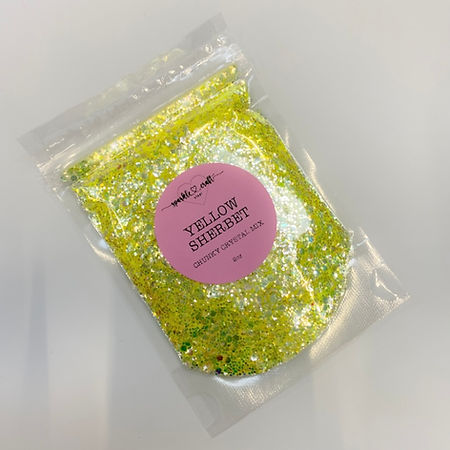 Yellow Sherbet - Chunky Glitter Mix