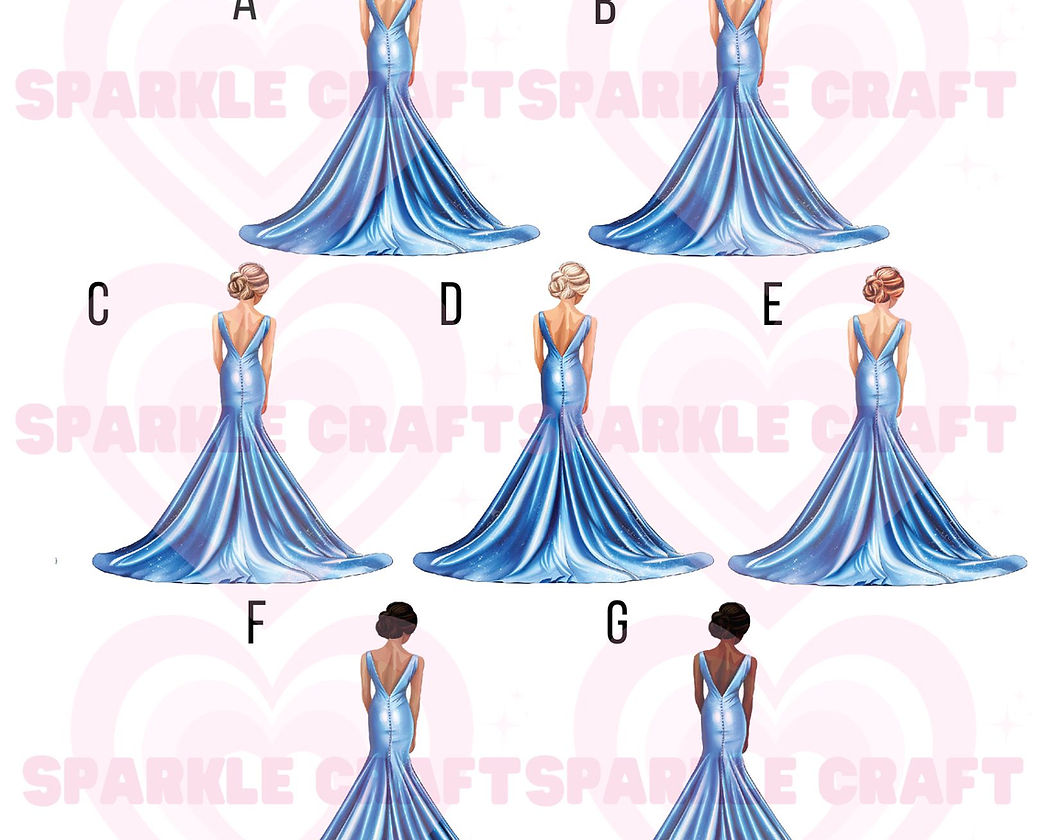 LARGE Prom Decal - Light Blue