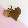 Heart Keyring - Rose Gold