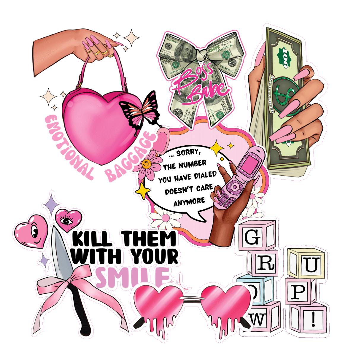 Boss Girl Decals