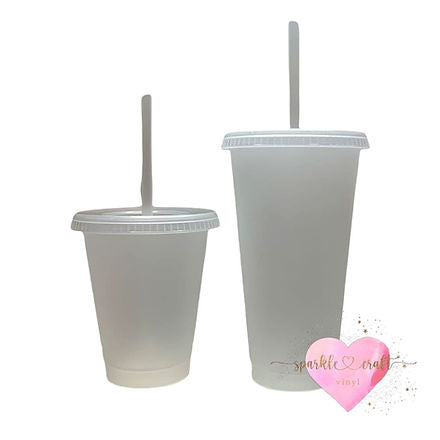 16oz & 24oz Clear Frosted Cold Cup