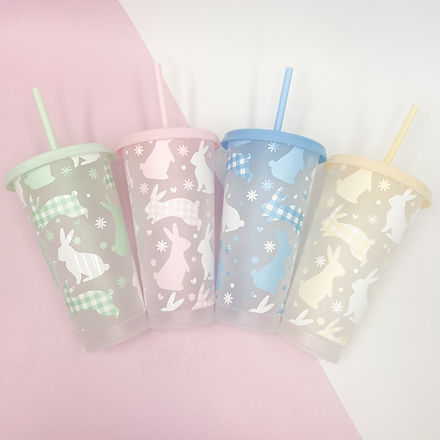 Gingham Bunny Coldcup Wrap