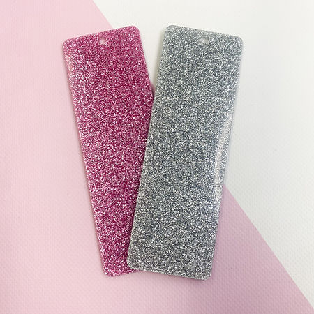 Glitter Acrylic Bookmark