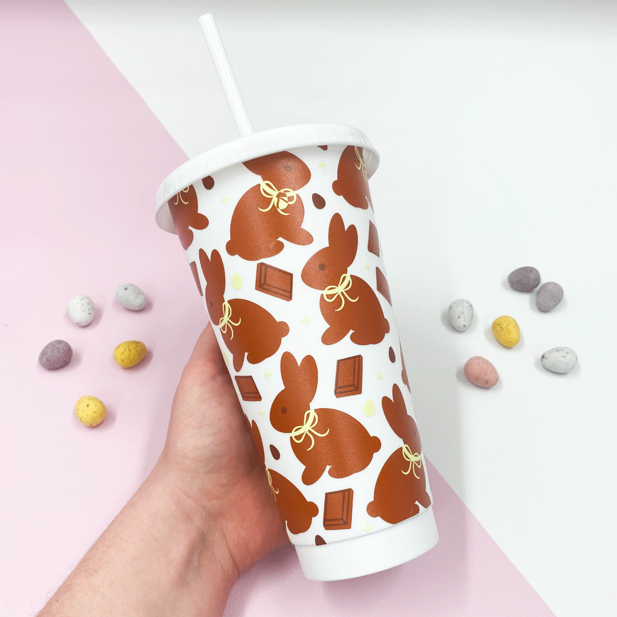 Lemon Chocolate Bunnies Coldcup Wrap