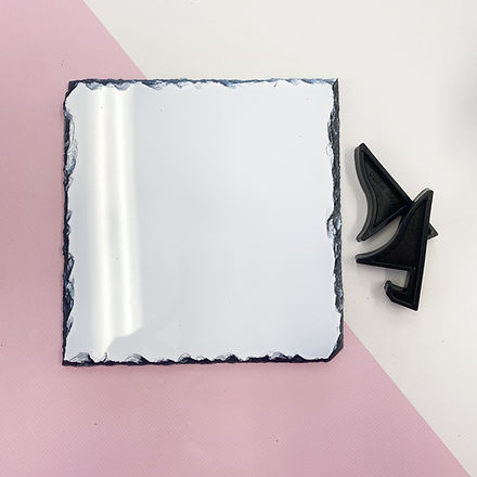 Medium Square Gloss Slate