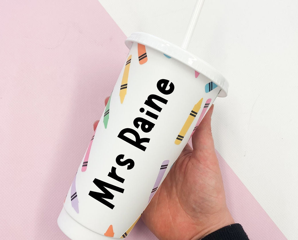 Pencil 24oz Coldcup Wrap