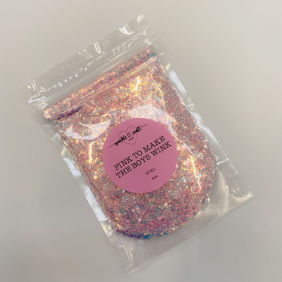 Pink to Make the Boys Wink - Chunky Glitter Mix