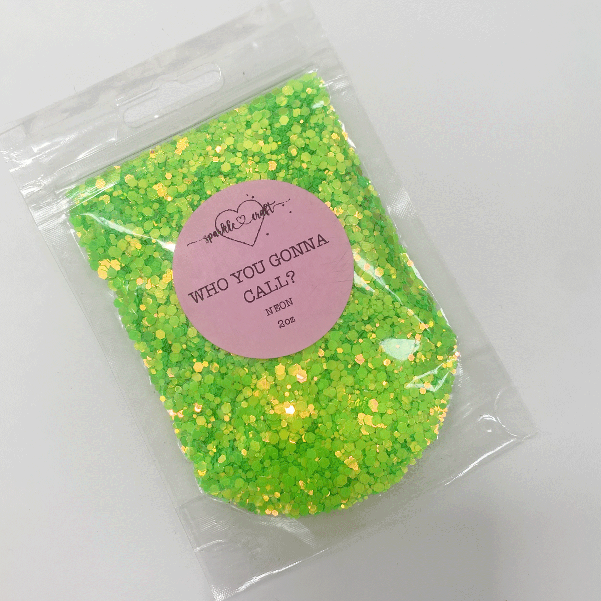 Who You Gonna Call?- Glow in the Dark Chunky Glitter Mix