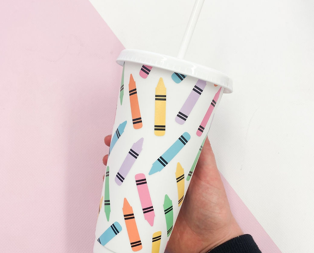 Pencil 24oz Coldcup Wrap