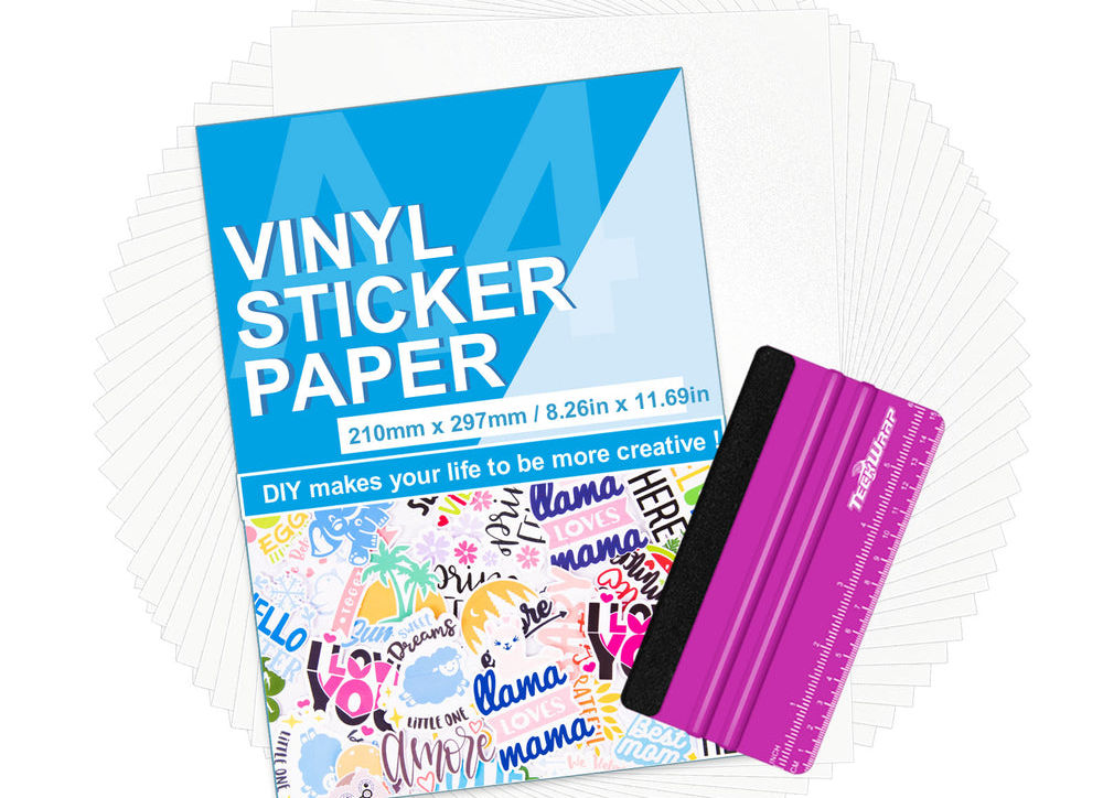 Printable Sticker - Beginners Matte White Pack 30pcs