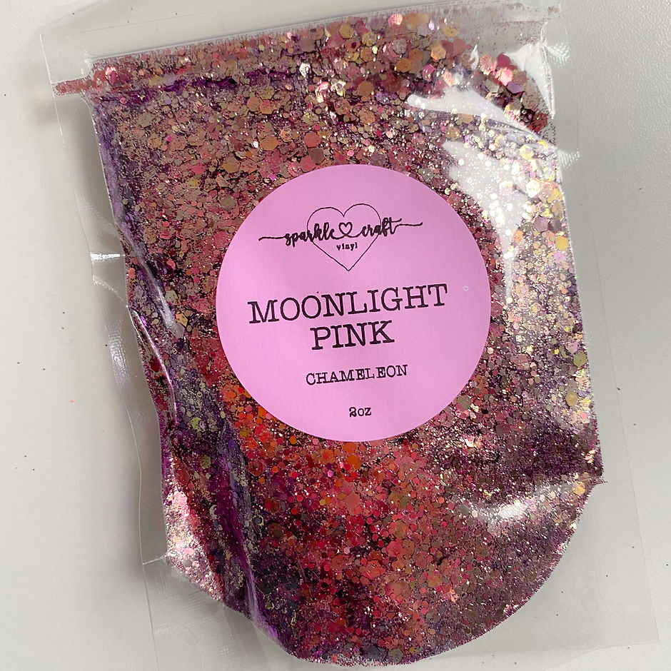 Moonlight Pink - Chunky Glitter Mix