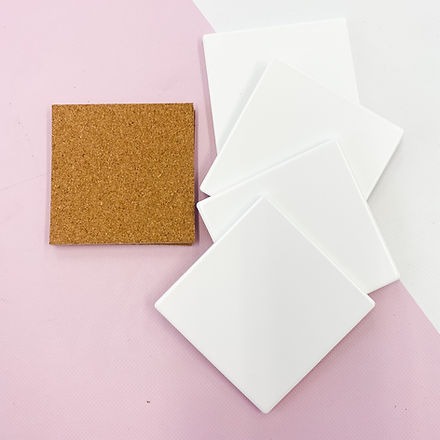 Square Ceramic Coaster (Pack of 4)