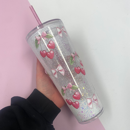 Cherries & Bows Snowglobe Wrap