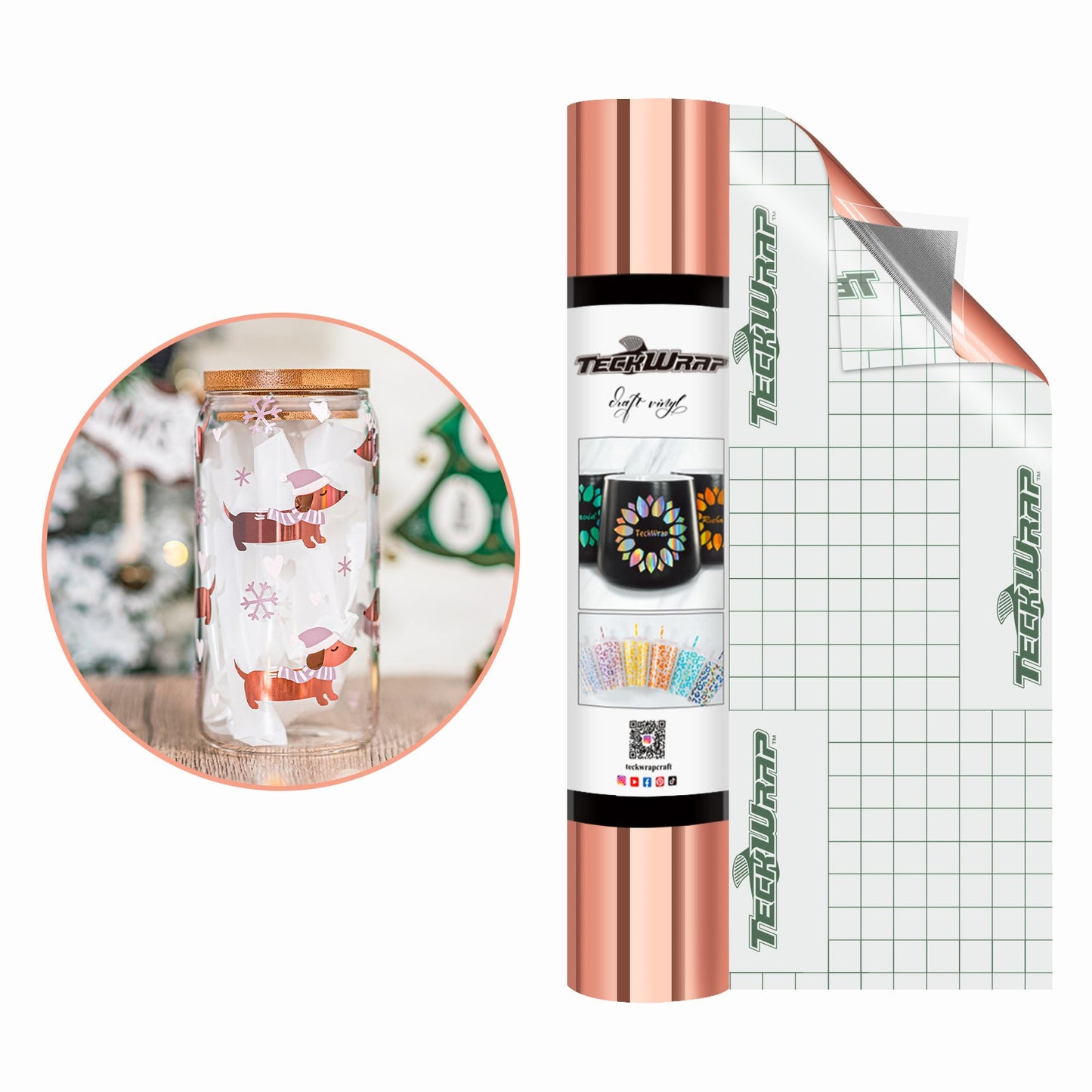 Teckwrap Bubble Free Mirror Chrome - Autumn Copper