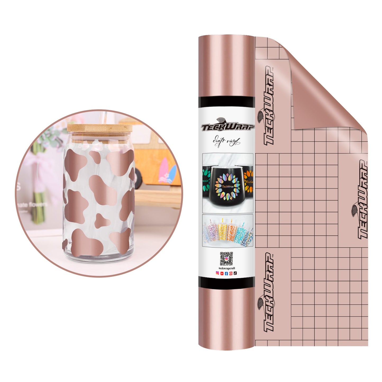 Teckwrap Eco - Glossy Rose Gold