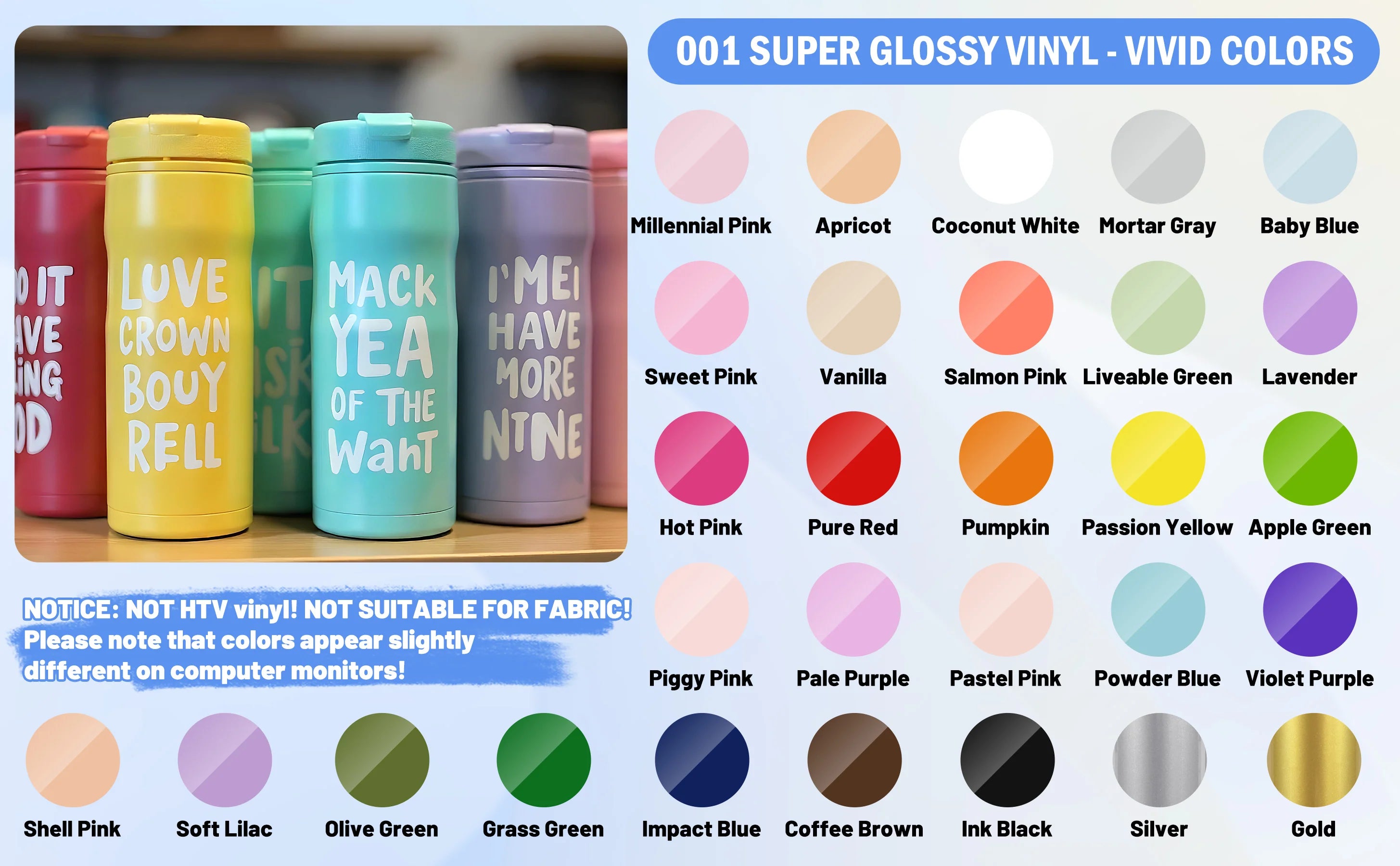 Teckwrap Glossy Ink Black Craft Vinyl