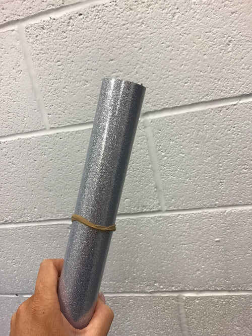 (SALE HTV - GLITTER SILVER