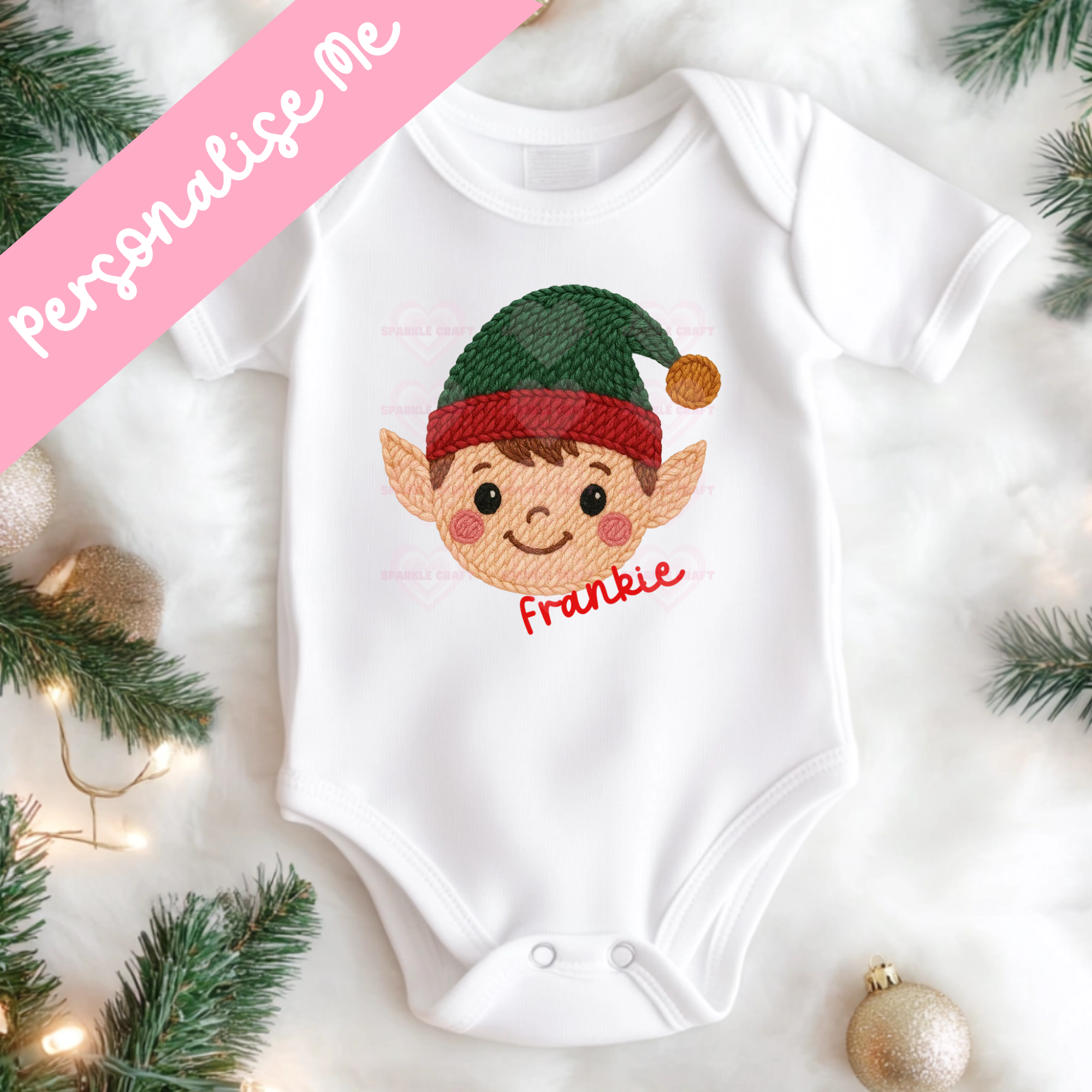 DTF - Embroidered Effect Elf