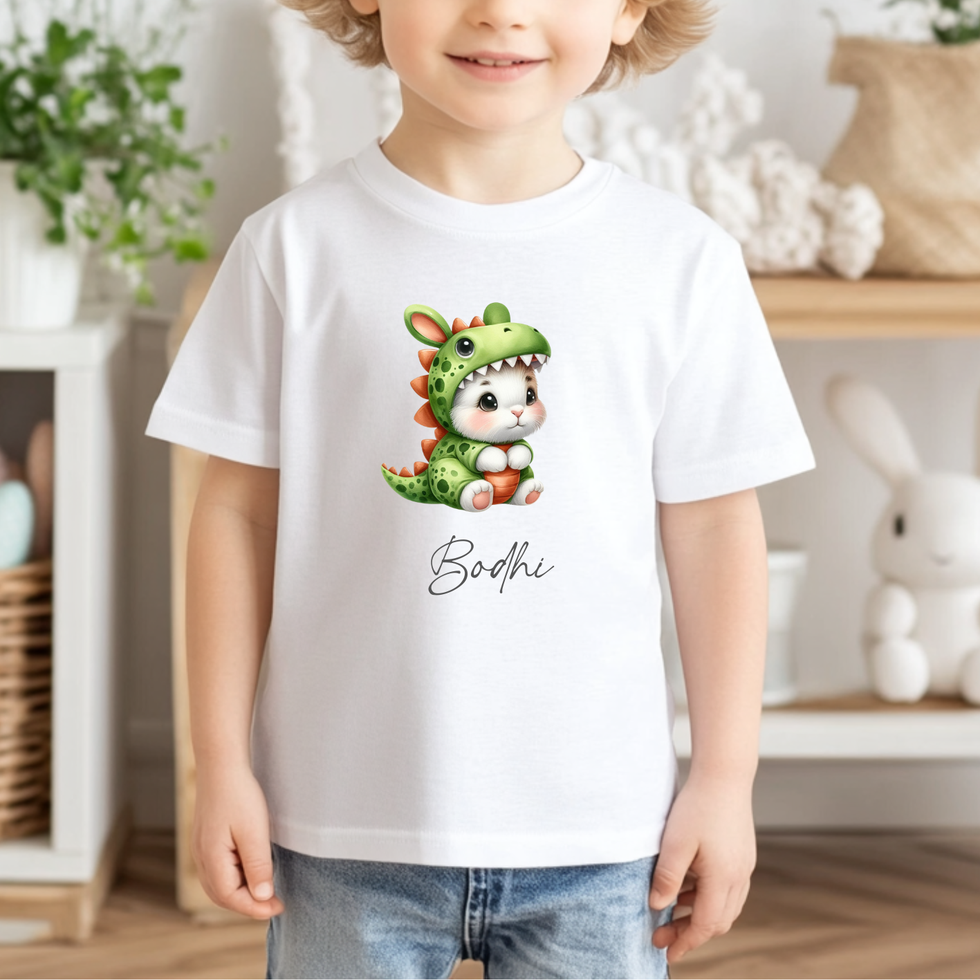 DTF Decal - Dino Bunny