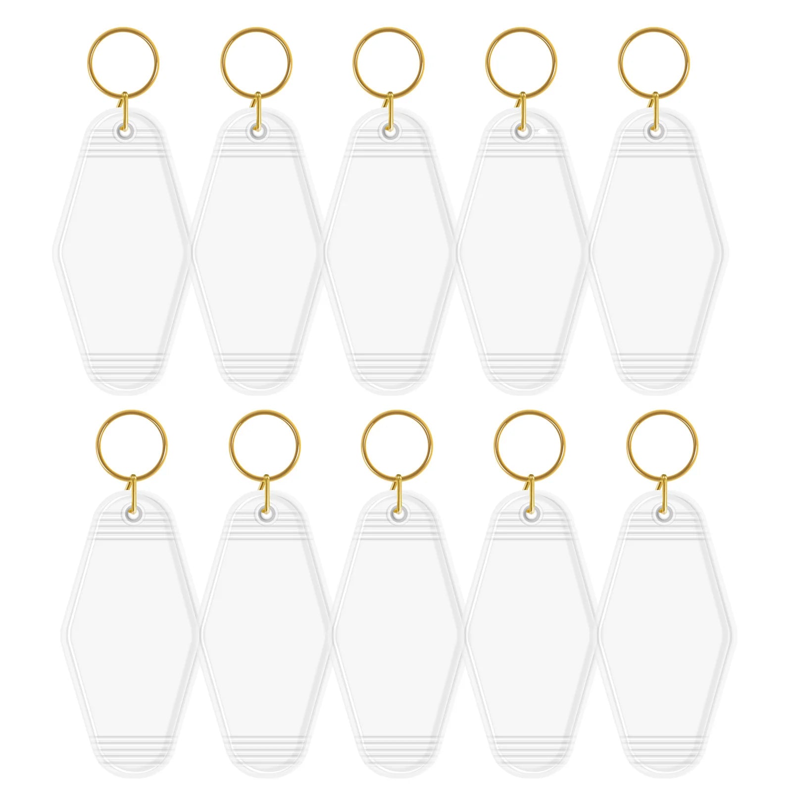 Clear Motel Keyring