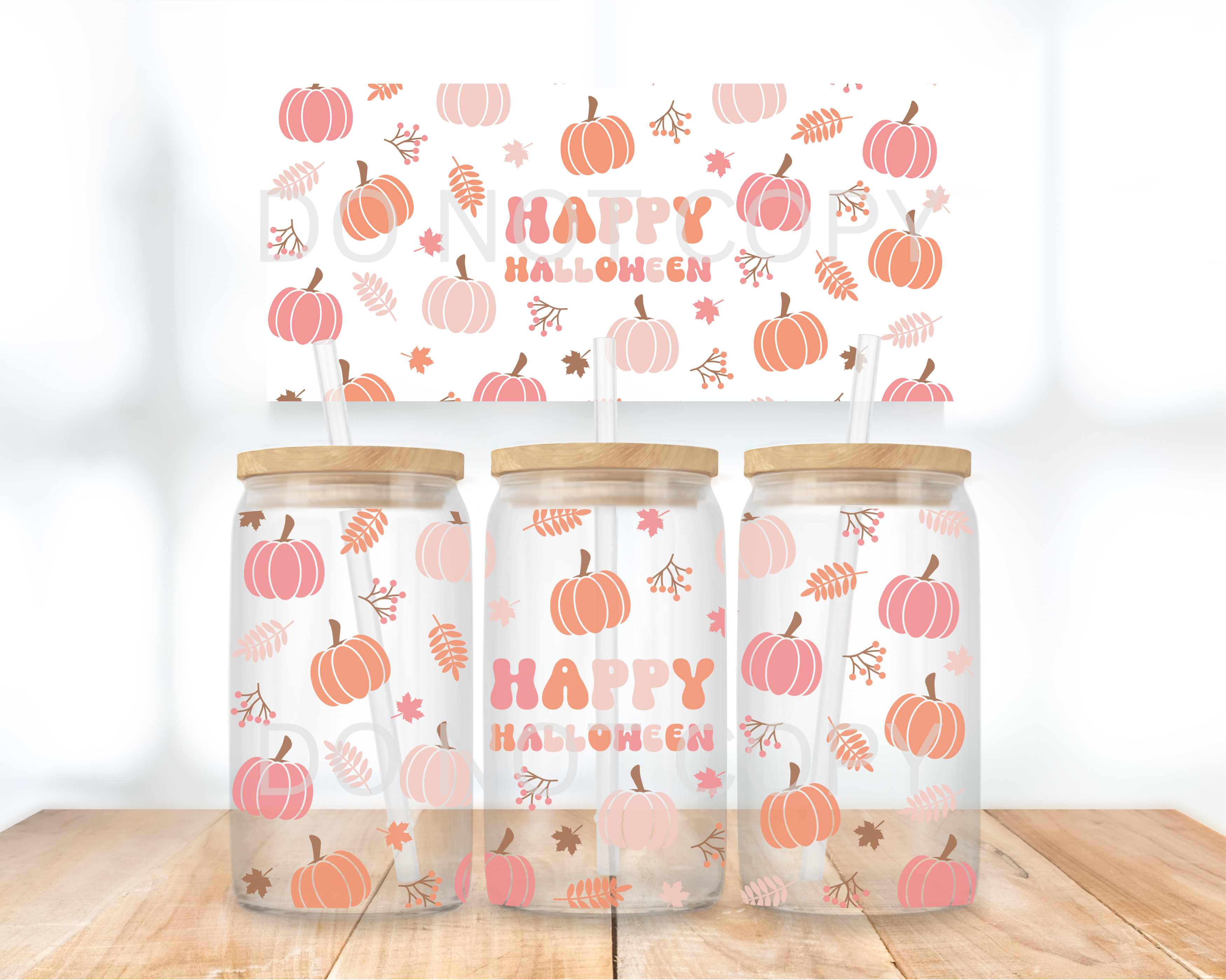 UVDTF - Happy Halloween Pumpkins