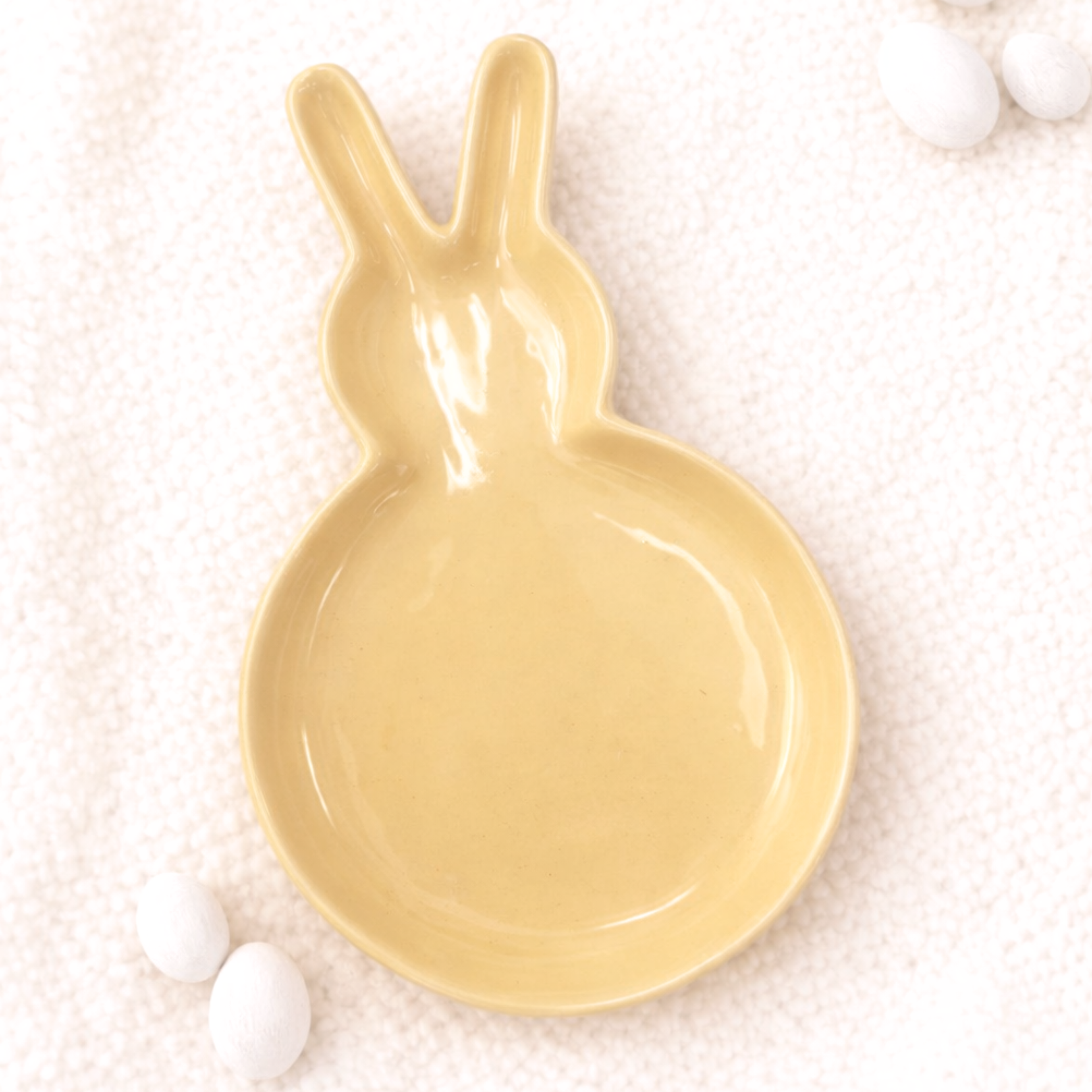 Ceramic Easter Bunny Plate