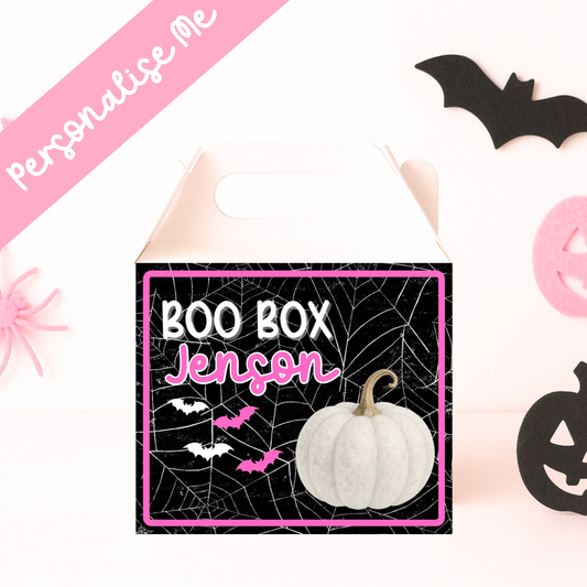 Pink Boo Box - Party Box Decal