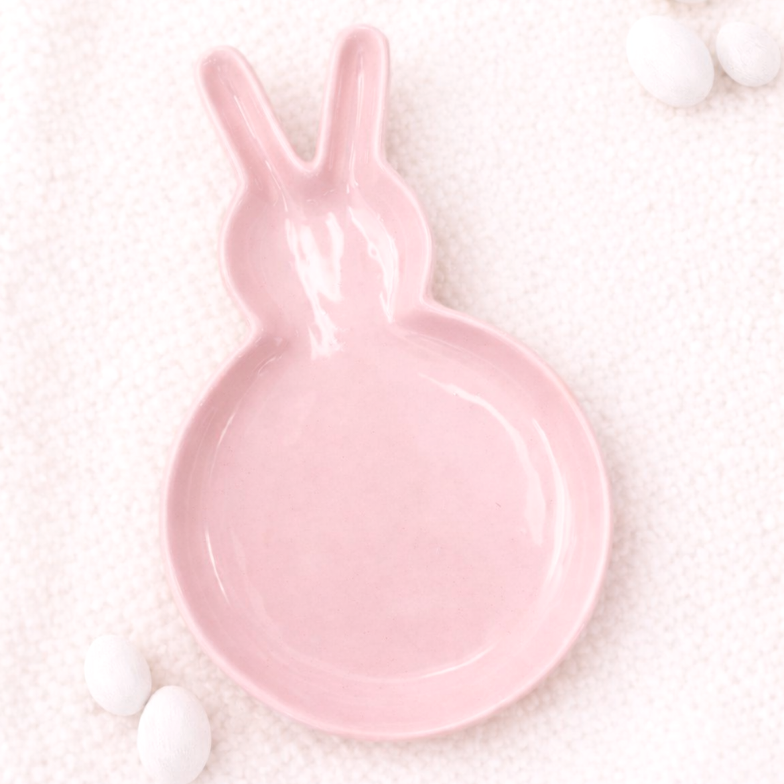 Ceramic Easter Bunny Plate