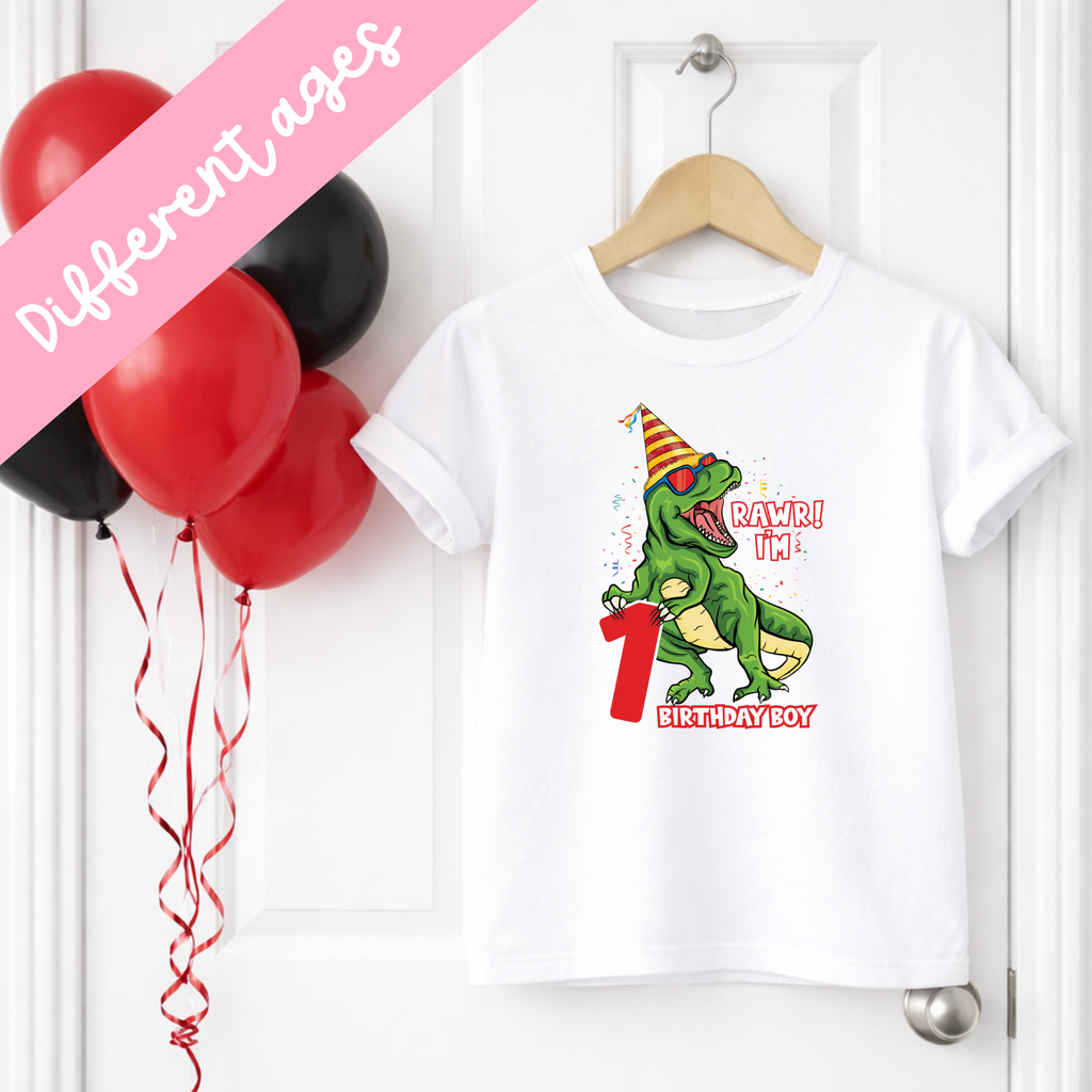 DTF - Dinosaur Birthday Designs