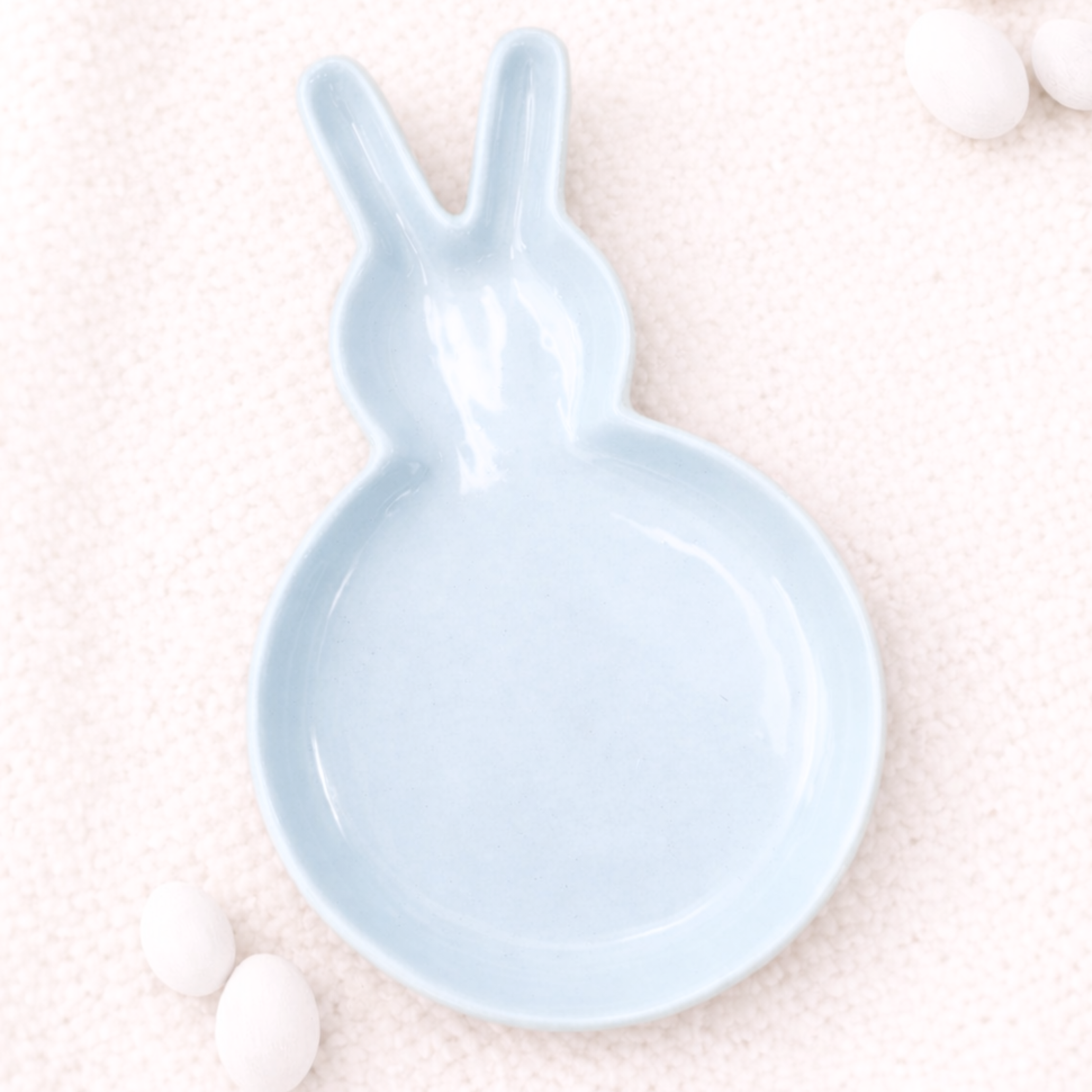 Ceramic Easter Bunny Plate