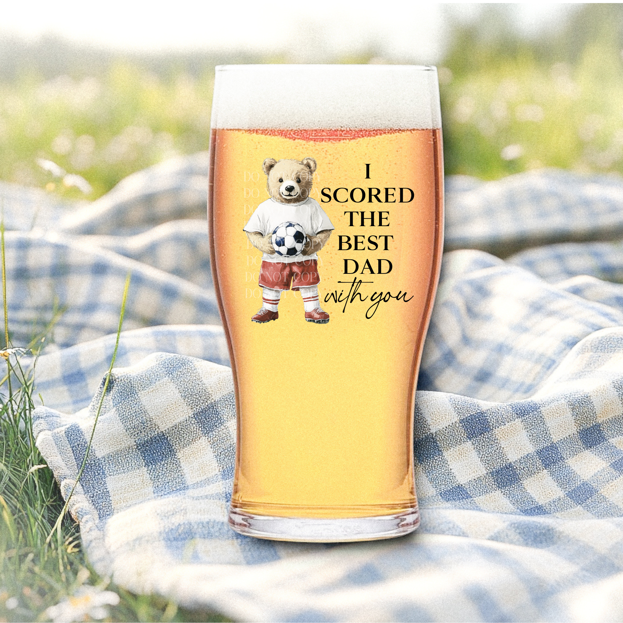 UVDTF - Scored the best dad Football Pint